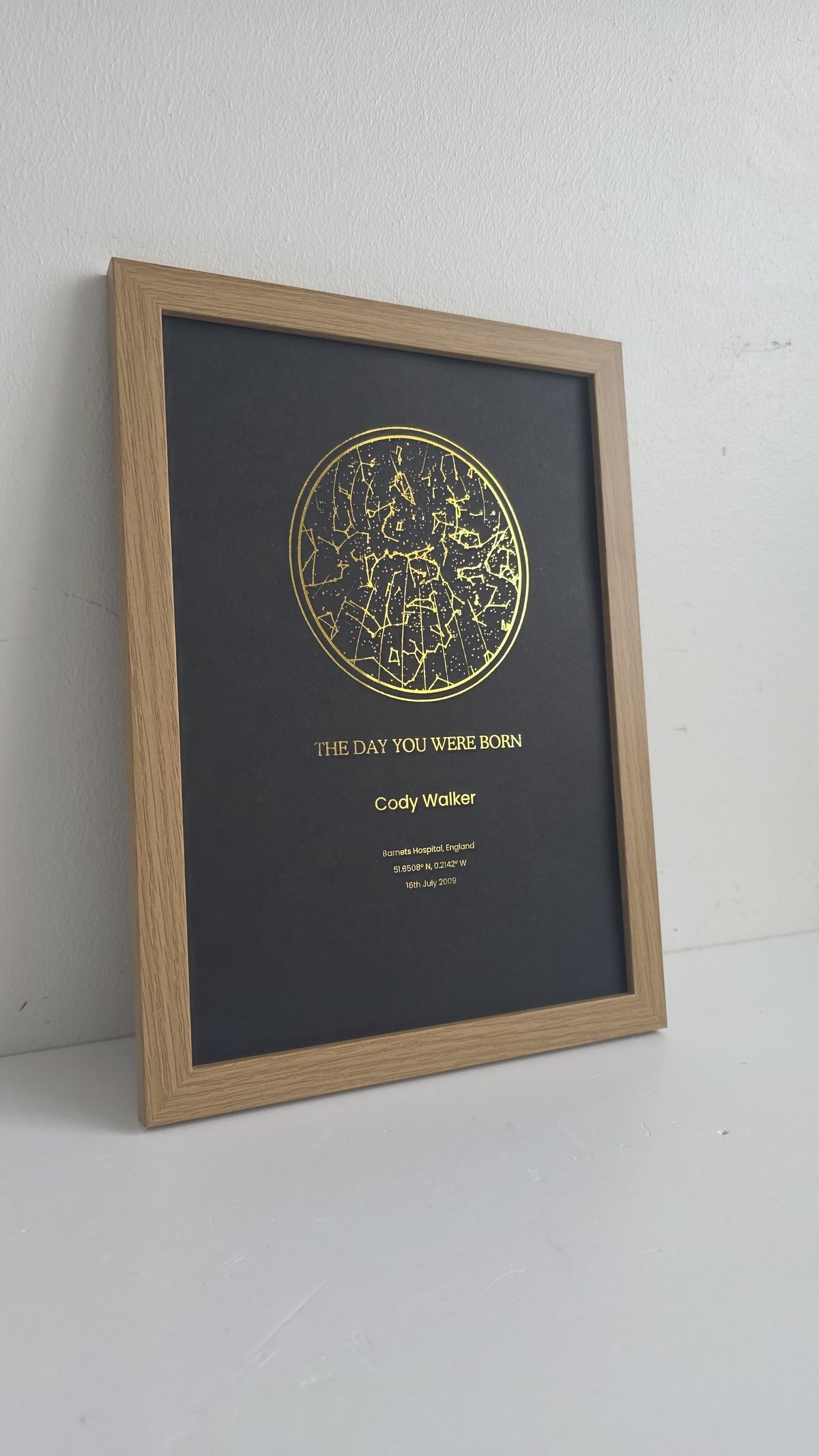 Foiled Star Gaze Frame